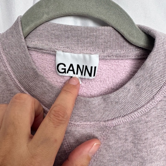 Ganni Sweatshirt Size S/M - Picture 2 of 6